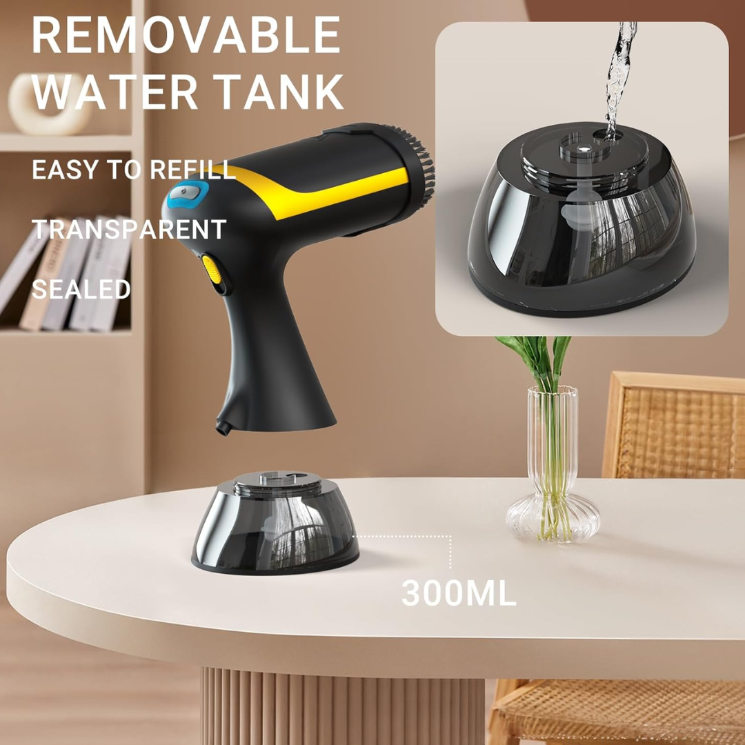 Portable garment steamer